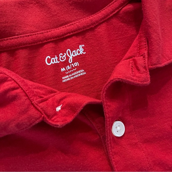 Cat & Jack Polo Collar Shirt size M (8/10) - Picture 2 of 4